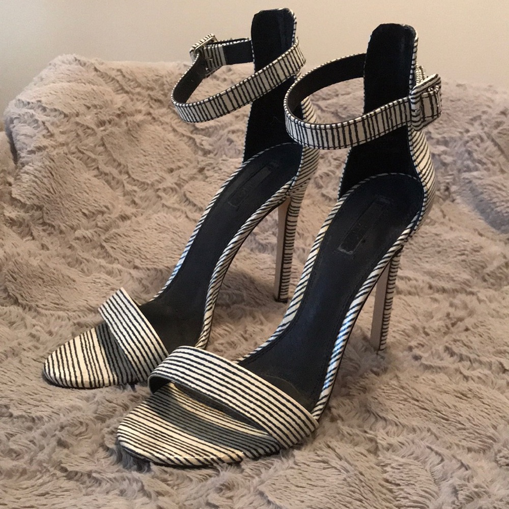 Topshop Striped Sandals
